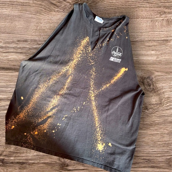 “Upcycled Vintage Coca-Cola T-Shirt - Black | Classic Retro Refresh” - Picture 1 of 5